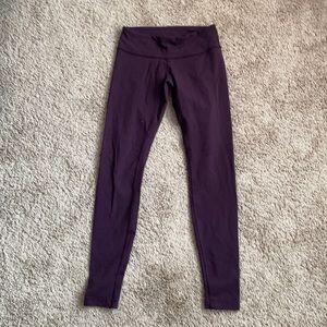 Lulu lemon low rise leggings